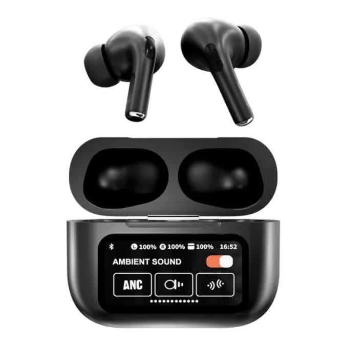 A9 Pro Airpods ANC/ENC Touch Screen Wireless Earbuds