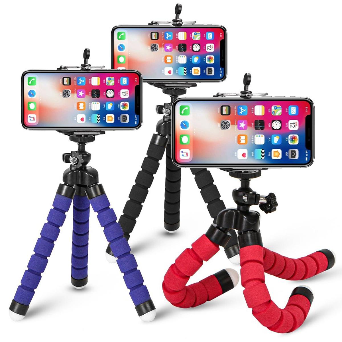 Adjustable Octopus Mobile Tripod Plus Holder