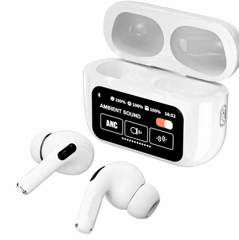 A9 Pro Airpods ANC/ENC Touch Screen Wireless Earbuds