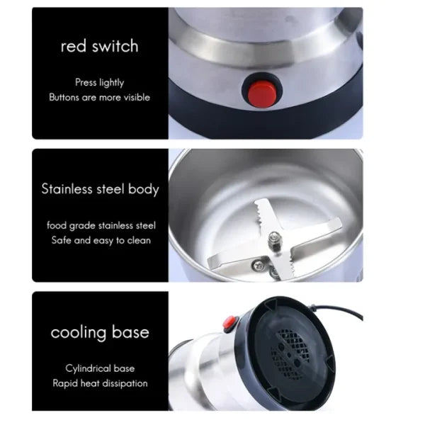 Household Electric High Quality Stainless Steel Grinder