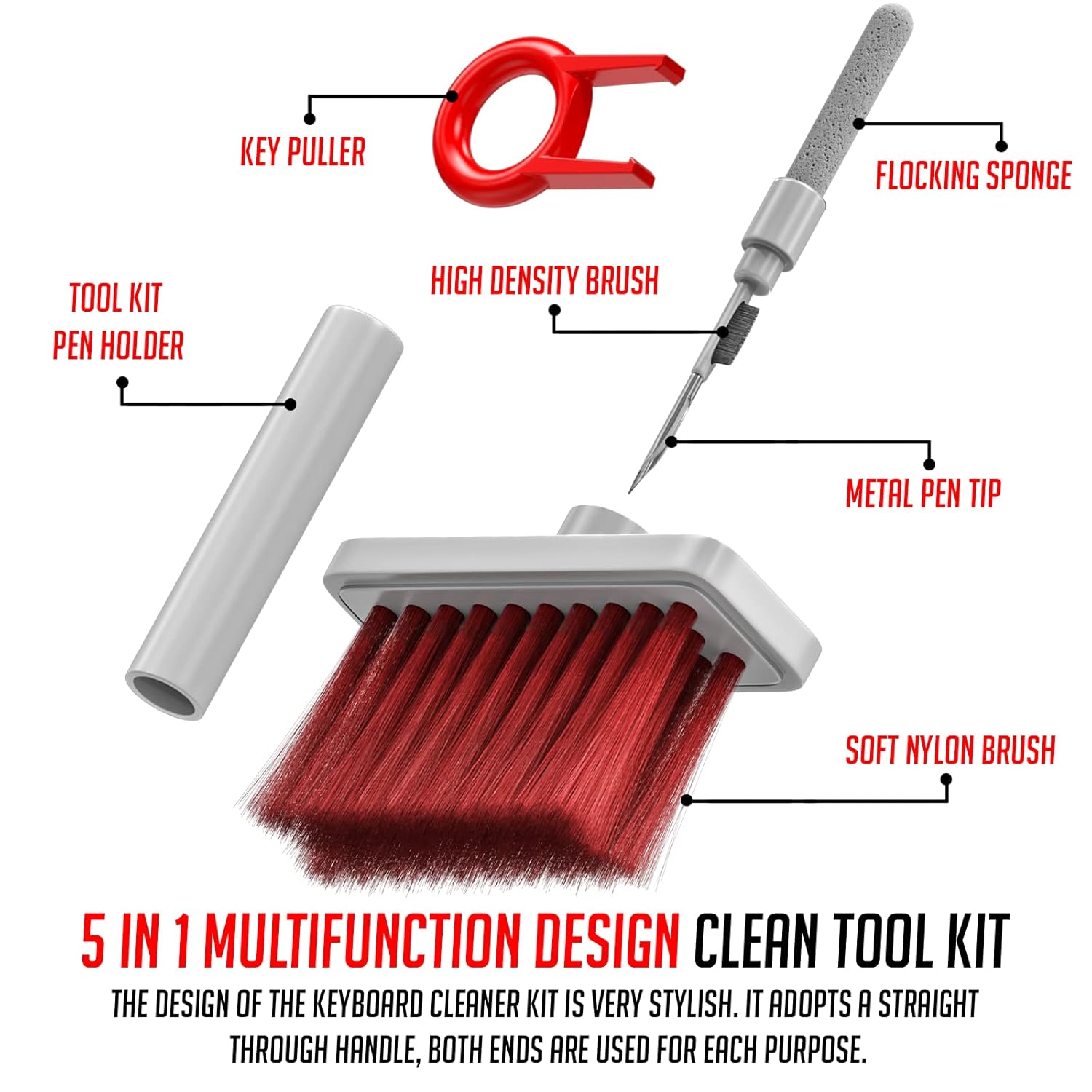 Soft brush Kit Multi function