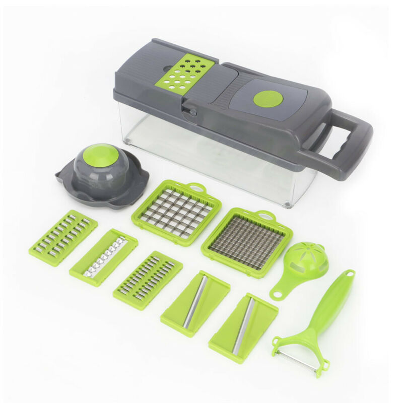 Multifunctional Vegetable Slicer Cutter & Shredder with Basket