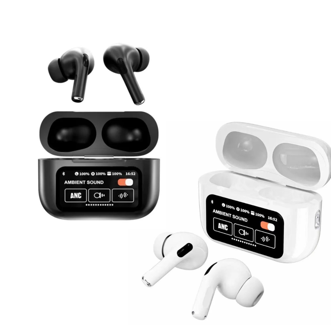 A9 Pro Airpods ANC/ENC Touch Screen Wireless Earbuds